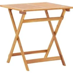 Tuintafels-vidaXL - Tuintafel - Bruin - Hout