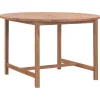 Tuintafels-vidaXL - Tuintafel - Bruin - Hout