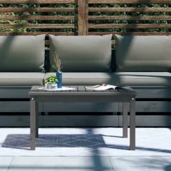 vidaXL - Tuintafel - Grijs - Massief grenenhout - 82.5 x 50.5 x 45 cm