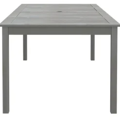 vidaXL - Tuintafel - Grijs - Massief acaciahout - 200 x 100 x 75 cm