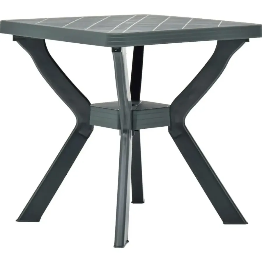 vidaXL - Tuintafel - Groen - Kunststof