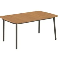 vidaXL - Tuintafel En Stoel - Bruin - Hout