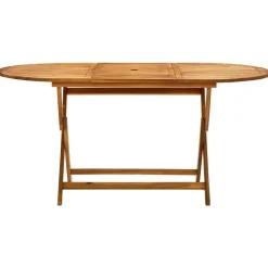 vidaXL - Tuintafel inklapbaar - Bruin - Massief acaciahout - 160 x 85 x 75 cm