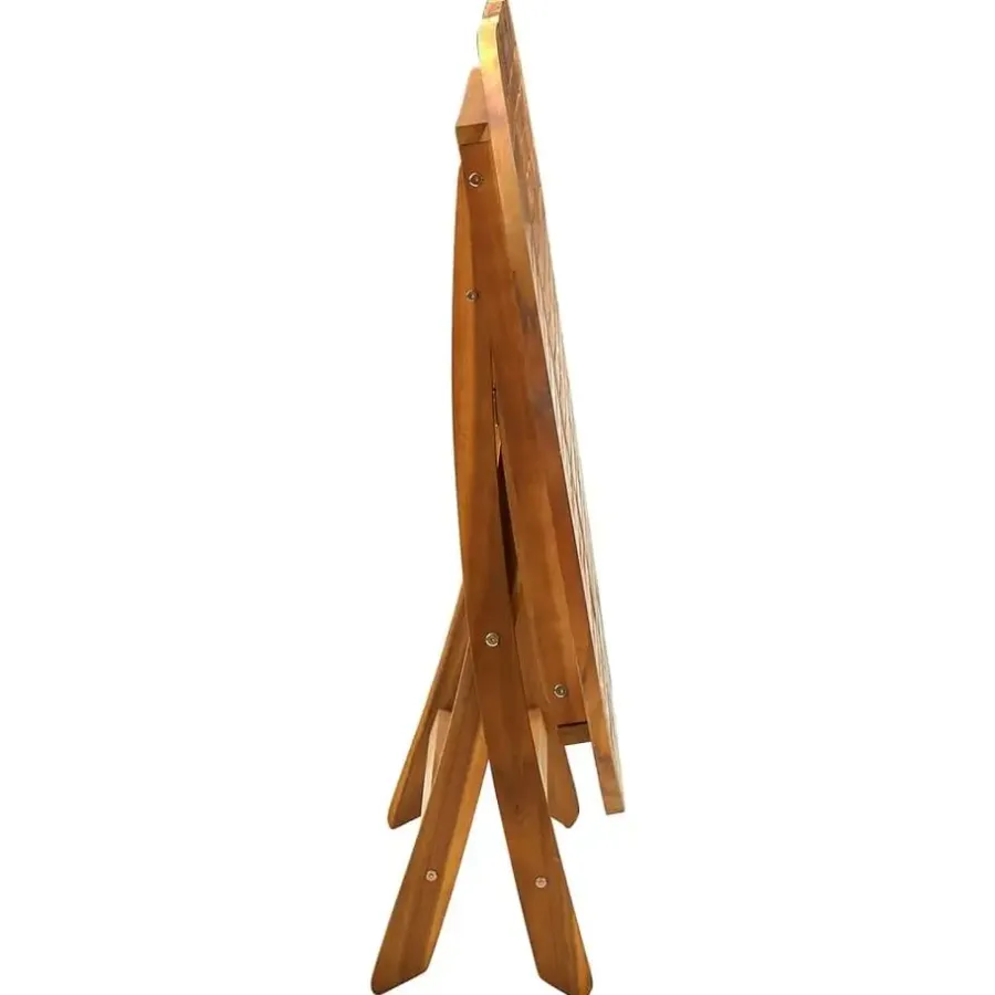vidaXL - Tuintafel inklapbaar - Bruin - Massief acaciahout - 160 x 85 x 75 cm