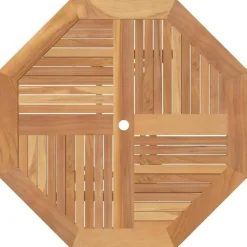 Tuintafels-vidaXL - Tuintafel inklapbaar - Bruin - Massief teakhout - 110x110x75 cm