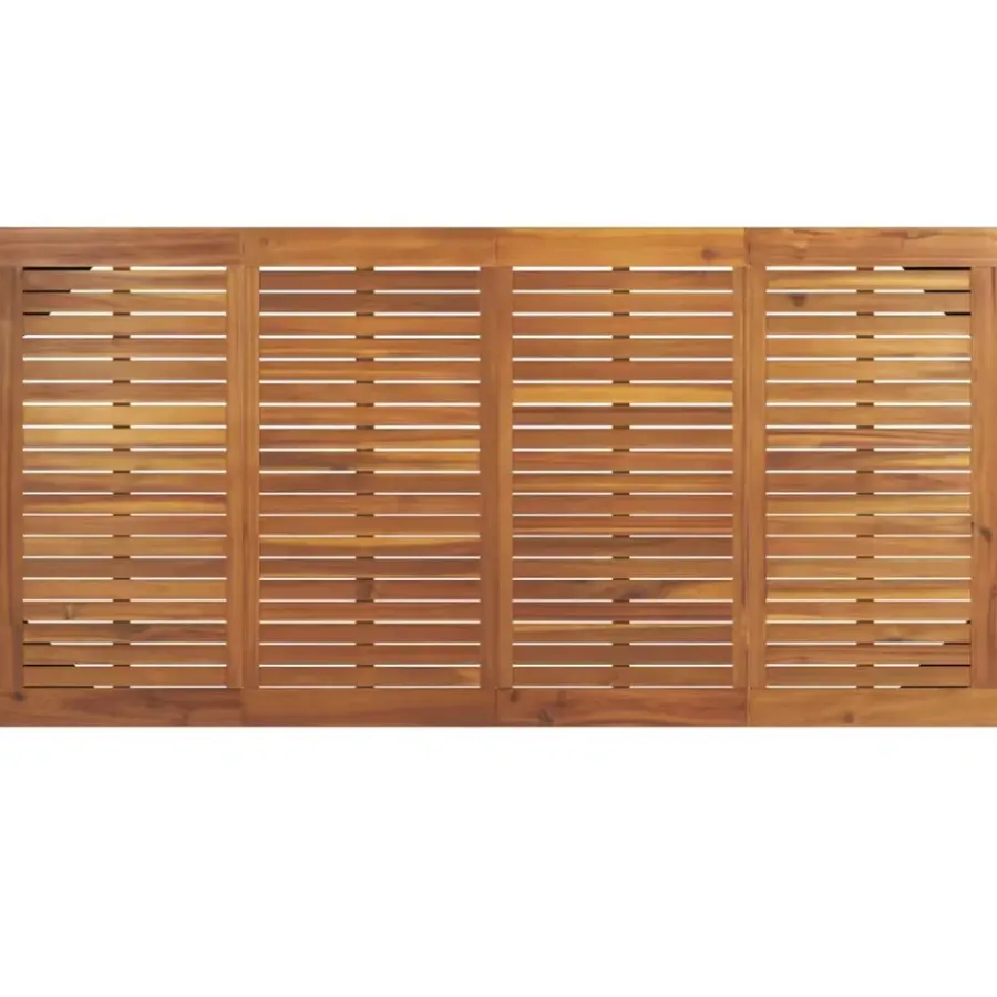 vidaXL - Tuintafel met haarspeldpoten - Bruin - Hout - 180 x 90 x 75 cm