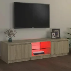 vidaXL - Tv-kast - Bruin - Bewerkt hout - 140 x 40 x 36 cm