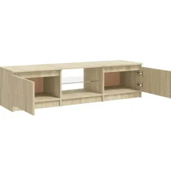 vidaXL - Tv-kast - Bruin - Bewerkt hout - 140 x 40 x 36 cm