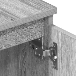 Tv Meubels-vidaXL - Tv-kast - Grijs - Bewerkt hout