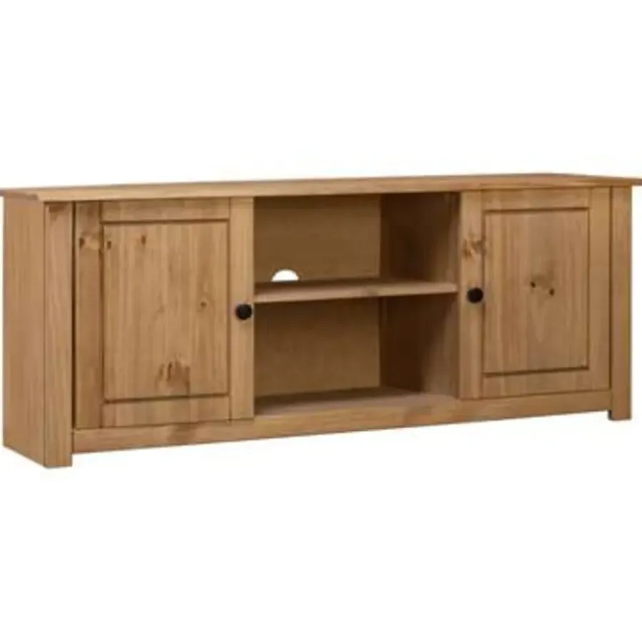 Tv Meubels-vidaXL - Tv-meubel - Bruin - Grenenhout