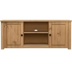 Tv Meubels-vidaXL - Tv-meubel - Bruin - Grenenhout