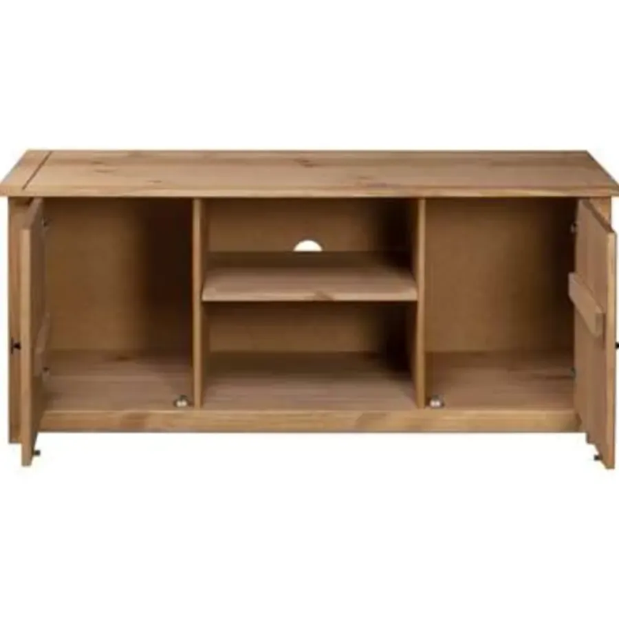 Tv Meubels-vidaXL - Tv-meubel - Bruin - Grenenhout
