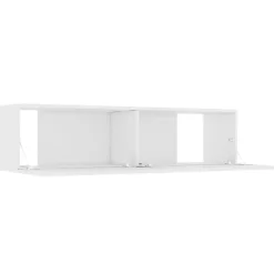 Tv Meubels-vidaXL - Tv-meubel - Wit - Bewerkt hout