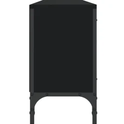 vidaXL - Tv-meubel - Zwart - Bewerkt hout