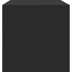 Tv Meubels-vidaXL - Tv-meubel - Zwart - Bewerkt hout