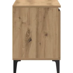 Tv Meubels-vidaXL - TV-meubel met 2 deuren en 2 vakken - Artisanaal eiken - 102x35x50 cm