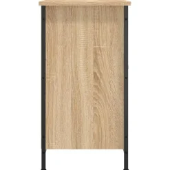 Tv Meubels-vidaXL - TV-meubel met 2 deuren 2 vakken - Sonoma eiken - Hout - 100x35x65 cm