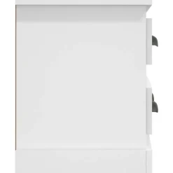 Tv Meubels-vidaXL - TV-meubel met 4 lades - Wit - Bewerkt hout - 100x35.5x45 cm
