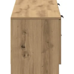 vidaXL - TV-meubel met 1 lade en 2 deuren - Artisanaal eiken - 140x35x40 cm