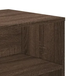 Tv Meubels-vidaXL - TV-meubel met 2 legplanken - Bruin eiken - Hout - 120x40x40 cm