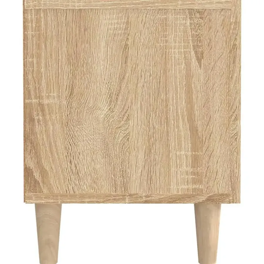 vidaXL - TV-meubel met deuren - Sonoma eiken - Hout -180x31.5x40 cm