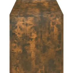 Tv Meubels-vidaXL - TV-meubel met LED-verlichting - Gerookt eiken - Hout - 120x35x40 cm