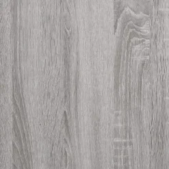 Tv Meubels-vidaXL - TV-meubel met wieltjes en 4 vakken - Grijs - Bewerkt hout - 90 cm