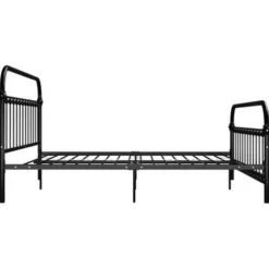 2-Persoons Bedden-vidaXL - Tweepersoonbed - Zwart - Metaal - 180x200 cm