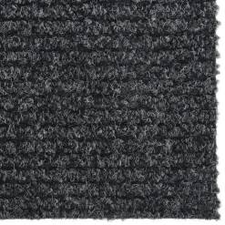 Deurmatten-vidaXL - Vloerkleed - Antraciet - Polypropyleen - 100 x 200 cm