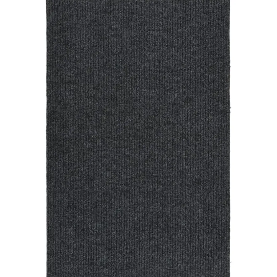 vidaXL - Vloerkleed - Antraciet - Polypropyleen - 100 x 150 cm