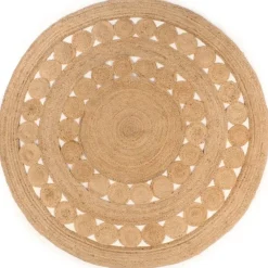 vidaXL - Vloerkleed - Beige - Jute - 240 cm