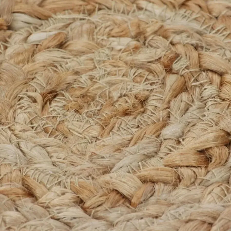 vidaXL - Vloerkleed - Beige - Jute - 240 cm