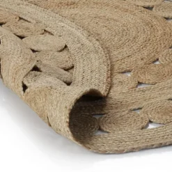 Jute Vloerkleden-vidaXL - Vloerkleed - Beige - Jute - 210 cm