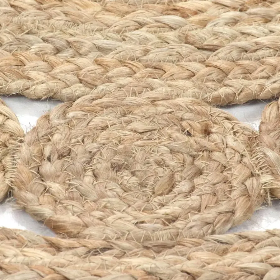 vidaXL - Vloerkleed - Beige - Jute - 180 cm