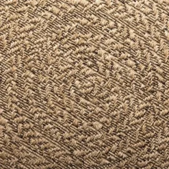 Ronde Vloerkleden-vidaXL - Vloerkleed - Bruin - Polypropyleen - Ø 90 cm