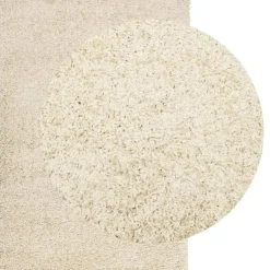 Hoogpolige Vloerkleden-vidaXL - Vloerkleed - Goud - 140 x 200 cm