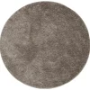 Hoogpolige Vloerkleden|Ronde Vloerkleden-vidaXL - Vloerkleed - Grijs - Polyester - Ø 160 cm