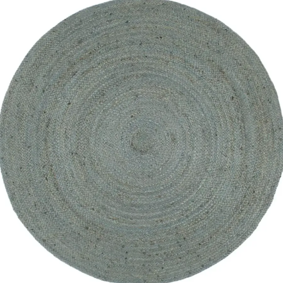 vidaXL - Vloerkleed - Groen - Jute