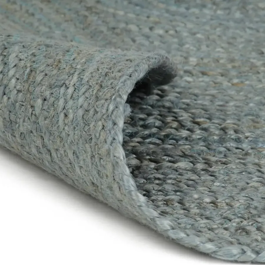 vidaXL - Vloerkleed - Groen - Jute
