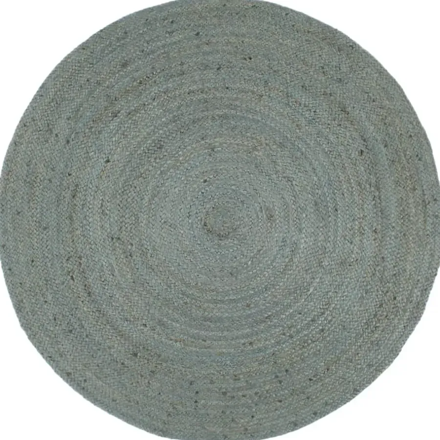 vidaXL - Vloerkleed - Groen - Jute