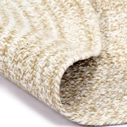 Jute Vloerkleden|Ronde Vloerkleden-vidaXL - Vloerkleed - Wit - Jute