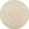 Jute Vloerkleden|Ronde Vloerkleden-vidaXL - Vloerkleed - Wit - Jute