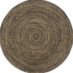 Jute Vloerkleden-vidaXL - Vloerkleed - Zwart - Jute