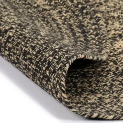 Jute Vloerkleden-vidaXL - Vloerkleed - Zwart - Jute