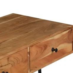 Wandrekken-vidaXL - Wandbureau - Bruin - Hout