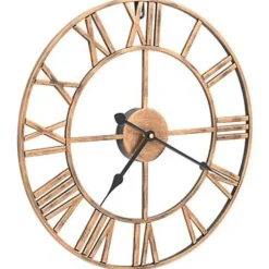 Klokken-vidaXL - Wandklok - Goud - Metaal - 40 cm