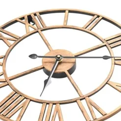 Klokken-vidaXL - Wandklok - Goud - Metaal - 40 cm