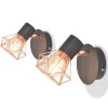 Wandlampen-vidaXL - Wandlamp - Multikleur - Metaal - 2 stuks