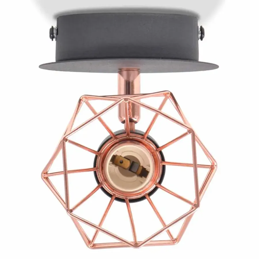 Wandlampen-vidaXL - Wandlamp - Multikleur - Metaal - 2 stuks