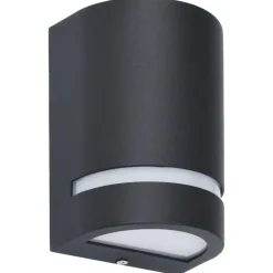 Buitenverlichting|Wandlampen-vidaXL - Wandlamp - Zwart - Aluminium - 75 x 95 x 150 mm - 2 stuks